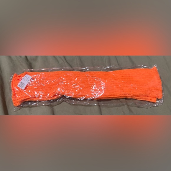 LEG WARMERS Knitted Women's Costume Neon Fluro
Dance Party Knit Sexy 80's Yoga - Picture 3 of 11